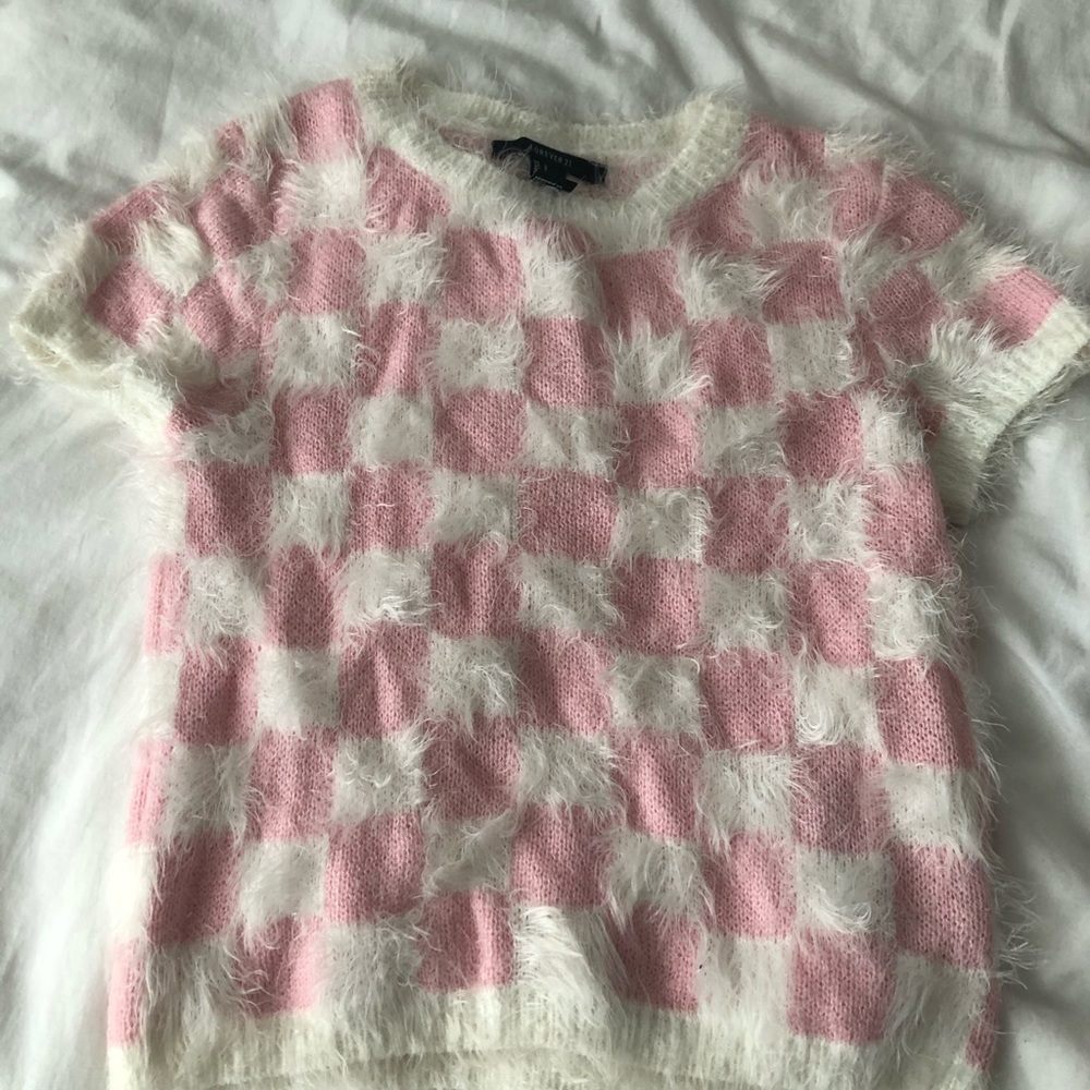 Fuzzy Checkered Shirt
